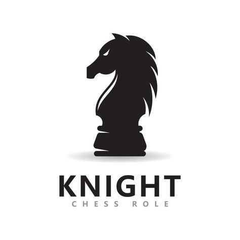 Alla Kushnir, Dragon Chess, Knight Chess Piece, Chess Logo, Chess Knight, Knight Chess, الفن الرقمي, Black Horse, Chess Pieces