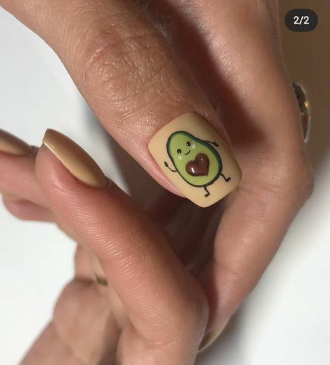 Avocado Nails, Hello Nails, Manicure Ideas, Nail Art Designs, Avocado, Manicure, Nail Designs, Enamel Pins, Art Design