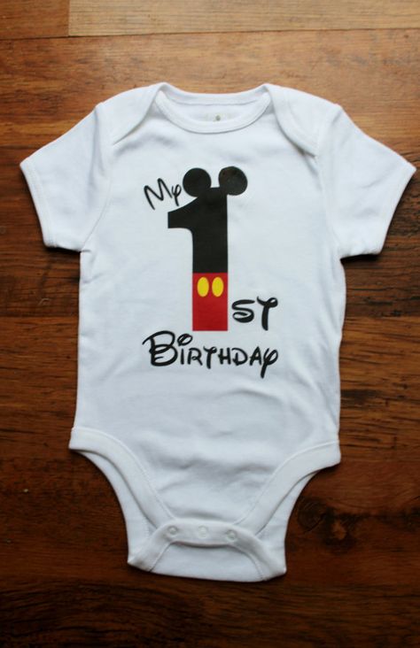 My First Birthday Mickey theme by ButtonsandBottoms on Etsy, $15.00 Old Mickey Mouse, 1st Birthday Mickey Mouse, Mickey Mouse Party Ideas, Mickey 1st Birthdays, 1st Bday Party Ideas, Mickey Mouse Bday, Mickey Mouse First Birthday, My First Birthday, Mickey Theme