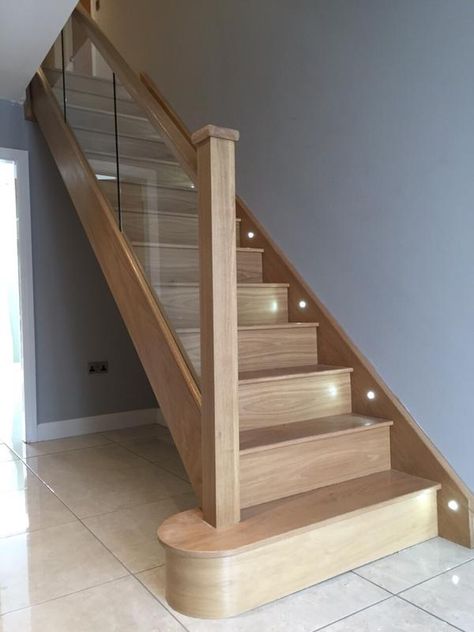 Modern Farmhouse Stairs, Double Stairs, Vintage Staircase, Loft Conversion Stairs, Small Space Stairs, Apartment Stairs, Staircase Kitchen, Glass Staircase Railing, Stairs Modern