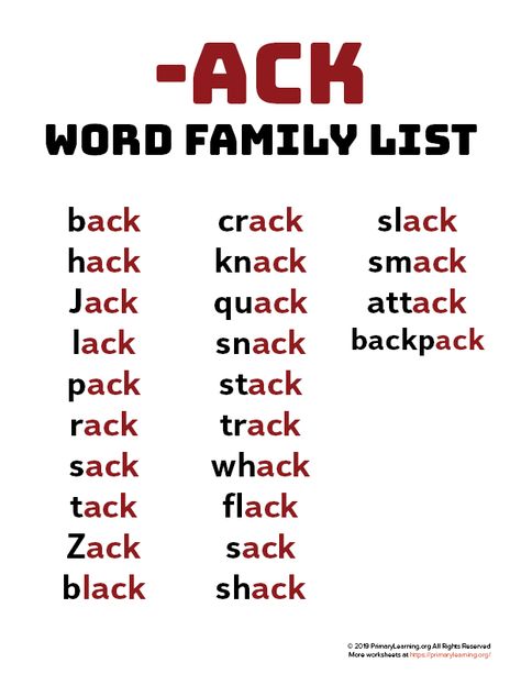 Ake Word Family, Ay Word Family, Word Family List, Family Words, Phonics Reading Passages, Word Family Worksheets, Family Worksheet, Teaching Spelling, Phonics Sounds