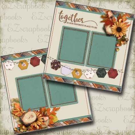 Thanksgiving Scrapbook Layouts, Family Scrapbook Layouts, Fall Scrapbook Layouts, Scrapbook Design Layout, Beautiful Scrapbook Layouts, Creative Memories Scrapbooking, Simple Scrapbook, Halloween Scrapbook, Scrapbook Layout Sketches