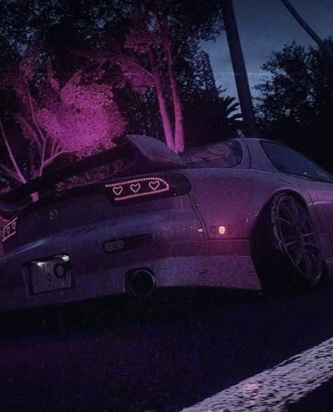 𝘱𝘪𝘯𝘵𝘦𝘳𝘦𝘴𝘵: 𝘴𝘢𝘥𝘵𝘦𝘳𝘮𝘴. ♡ Aesthetic Jdm, Car Aesthetic, A Car, Jdm, At Night, Wallpapers, Road, Cars