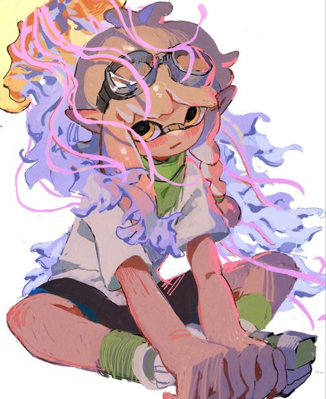 Splatoon Art, Splatoon 2 Art, Nintendo Art, My Brain, Cute Art Styles, Funky Art, Splatoon, Art Reference Photos, Cartoon Art Styles