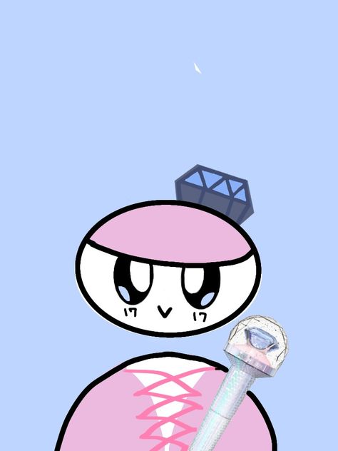 #seventeen #carat #pfp #kpoppfp #caratbong #bongbongie Caratbong Drawing, Bongbongie Seventeen, Svt Chibi, Carat Bong, Hello Kitty Pfp, Seven Eleven, Kitty Pfp, Carat Seventeen, Seventeen Album