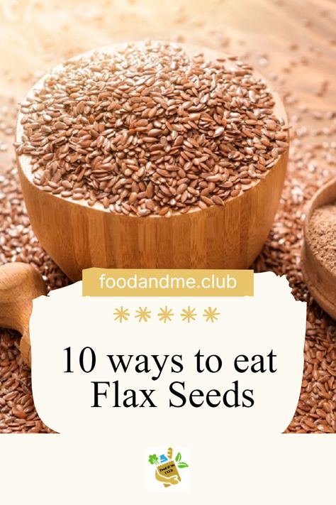 Who says healthy eating can't be appetizing? Flax seeds are a nutritional powerhouse, providing an abundance of health benefits. They have a nutty flavor that can be easily integrated into a variety of dishes, making them an ideal ingredient for all age groups. To get you started, here are 10 creative ways to include flax seeds in your meals. Visit us now for more! Flax Seed Benefits, Seeds Benefits, Healthy Nutrition Plan, Healthy Food Habits, Flax Seed Recipes, Healthy Food Facts, Flax Seeds, Healthy Diet Recipes, Healthy Meal Plans