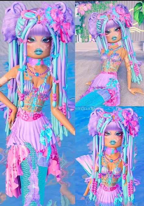 Colourful Dress To Impress, Dress To Impress Summer, Under The Sea Outfit, Fashion Design Projects, Extraordinary Fashion, Vip Dress, Met Gala Outfits, Dti Hacks, Sea Mermaid