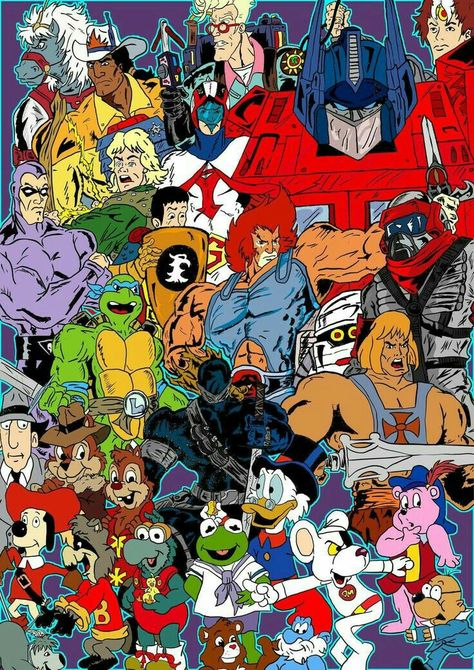 80s Cartoons Characters, 80s Cartoon Tattoos, Cartoons From The 80's, 80s Cartoon Shows, 80s Cartoon Characters, Cartoon Nostalgia, Cartoons 80s 90s, 80 Cartoons, School Cartoon