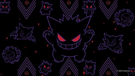 Pokémon Pokemon Backgrounds Desktop, Pokemon Desktop Wallpaper, Pokemon Wallpaper Desktop, Haunter Pokemon, Dark Pokémon, Pc Desktop Wallpaper, Ghost Type Pokemon, Dark Kawaii, Gengar Pokemon