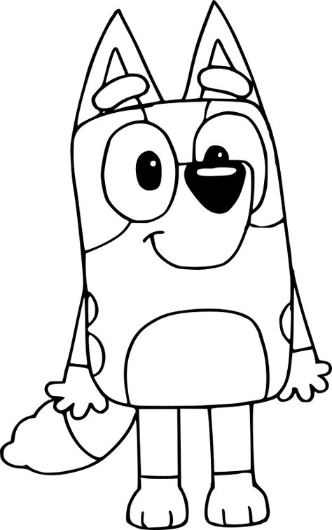 Draw Bluey Easy, Cartoon Sketch Drawing, Bluey Coloring Pages, Rock People, Birthday Bags, Winter Reading, Applique Ideas, Colouring Printables, Cartoon Sketches