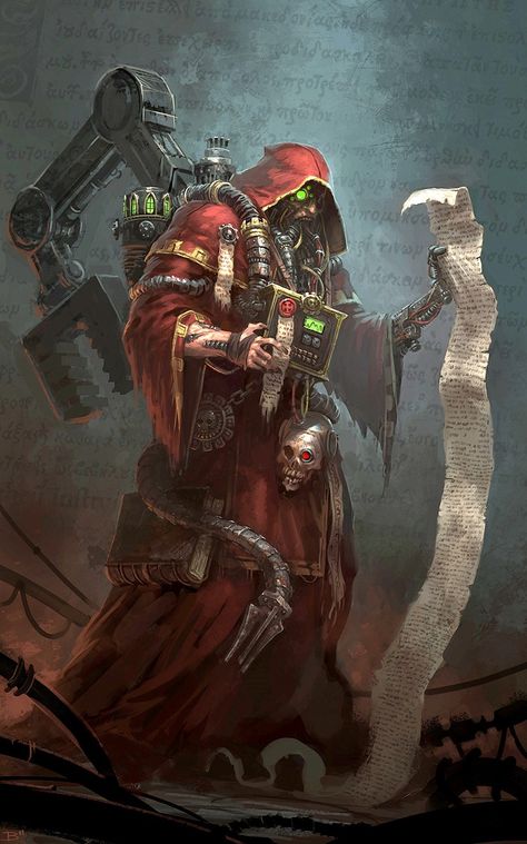 Adeptus Mechanicus, Arte Steampunk, Warhammer 40k Art, Warhammer Art, Warhammer 40k Artwork, Warhammer Fantasy, Warhammer 40000, Space Marine, Games Workshop