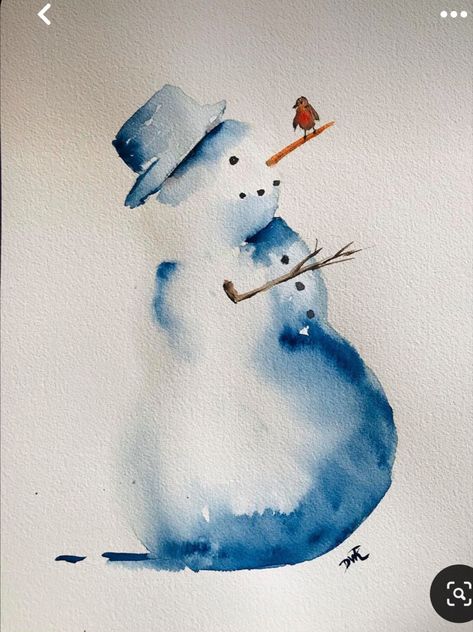 Watercolor Christmas Art, Watercolor Christmas Cards Diy, Painted Christmas Cards, Learn Watercolor Painting, Winter Watercolor, Christmas Card Art, Diy Watercolor Painting, Watercolor Christmas Cards, Watercolor Paintings Easy