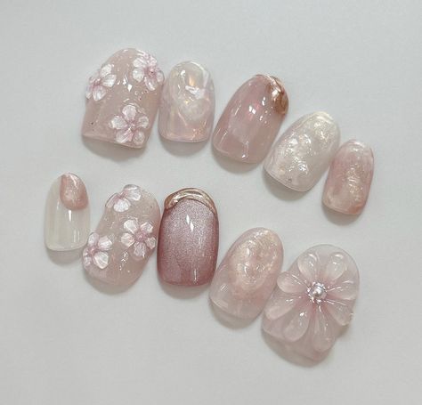 Shojo Girl, Digital Wardrobe, Girl Nails, Cute Simple Nails, Casual Nails, Pretty Gel Nails, Really Cute Nails, Soft Nails, Girls Nails