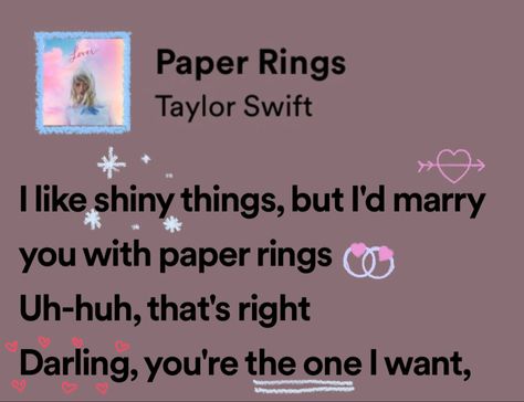 Paper rings #taylor #spotify #doodle #lyrics #wallpaper #widget Paper Rings Spotify, Spotify Lyrics Doodle, Paper Rings Lyrics, Doodle Lyrics, Spotify Doodle, Lyrics Doodle, Lyric Doodles, Princess Oc, Jean Peters