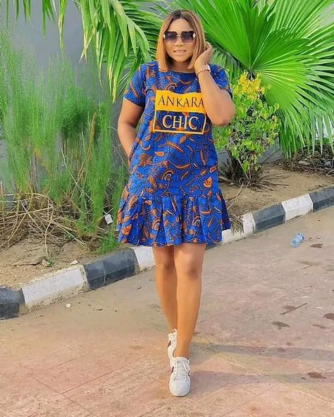 Ankara Short Gowns, Church Dresses For Women, Ankara Short, Short Shirt Dress, Ankara Short Gown Styles, Pink Keychain, Short African Dresses, Ankara Gown, Best African Dresses