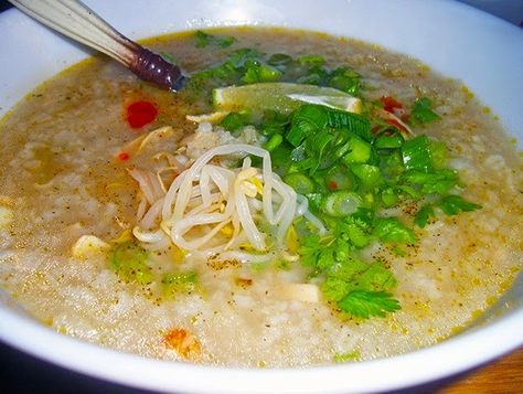 Sorieya's Homemade Cooking: My Cambodian Rice Porridge (Bor-bo) Khmer Recipes, Cambodian Recipes, Cambodia Food, Burmese Food, Rice Soup Recipes, Cambodian Food, Khmer Food, Laos Food, Porridge Recipes