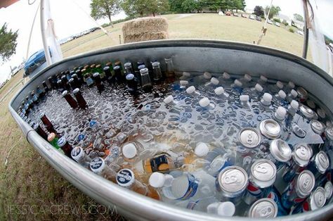 $400 bought enough beer and wine for 150 guests from total wine / display in metal trough & give guest options Drink Trough, Metal Trough, Juke Joints, Beer And Wine, Single Ladies, Wine Display, Total Wine, 30th Birthday Parties, Marrying My Best Friend