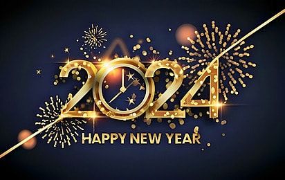 2024 Background, New Year Clock, New Year Happy, Background Images, Happy New, Happy New Year, Free Download, Clock, Resolution