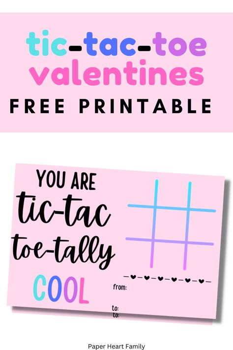 Tic Tac Valentine, Free Printable Valentines Tags, Tic Tac Toe Valentine, Valentine Invitations, Homemade Valentines Day Cards, Place Holders, Tic Tac Toe Board, Valentines Gift Tags, Valentine Activities