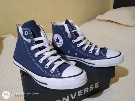 Mis Converse Navy Blue Converse Star, Just Girl Things, I Got This, Converse, Navy Blue, Collage, Navy, Stars, Pins