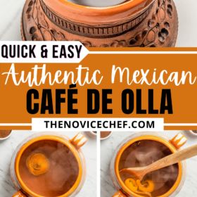 Authentic Café de Olla | Easy Cinnamon Mexican Coffee Recipe! Mexican Coffee Recipe, Instant Coffee Recipes, Copycat Starbucks Drinks, Breakfast Boards, Cafe Bustelo, Bourbon Recipes, Chorizo And Eggs, Espresso Cafe, Mexican Coffee