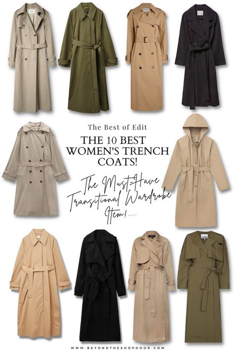 Oversized Trench Coat Outfits, Coat Guide, Shop Door, Preppy Fall Outfits, Oversized Trench Coat, Best Winter Outfits, Trench Coat Outfit, Hooded Trench Coat, Japan Outfit