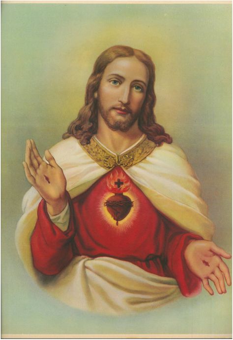 The French Canadian - Images of the Sacred Heart of Jesus and the Immaculate Heart of Mary Sacred Heart Tattoos, Immaculate Heart Of Mary, Jesus Christ Painting, Heart Of Mary, Immaculate Heart, Jesus And Mary Pictures, Jesus Photo, Miracle Prayer, Pictures Of Jesus Christ