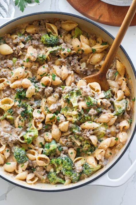 Hamburger Helper Homemade Healthy, Healthy Ground Beef Pasta, Lean Ground Beef Recipe Healthy, Easy Homemade Hamburger Helper, Healthy Hamburger Helper, Hamburger Mac, Hamburger Helper Recipe, Healthy Hamburger, Hamburger Helper Recipes