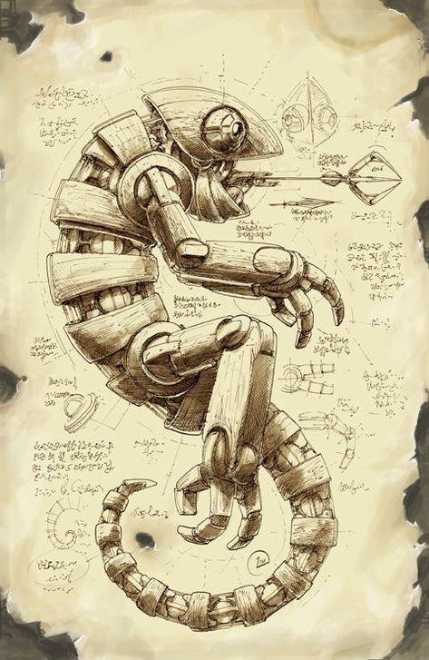 Cameleon Art, Drawing Robots, Arte Steampunk, Výtvarné Reference, Cowboy Girl, Desen Anime, 캐릭터 드로잉, Steampunk Art, A Robot