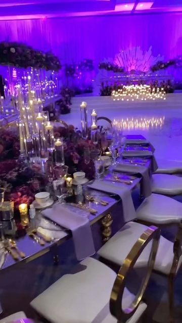 Royal Bride, Setting The Mood, Indoor Wedding Receptions, Wedding Venues Indoor, Purple Wedding Theme, Royal Brides, Creating Memories, Houston Wedding, Indoor Wedding