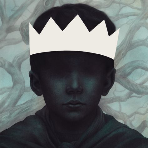 BOY by Björn Griesbach #art #painting #crown Kings And Queens Art, Crown Concept Art, Kings Aesthetic, Crown Pfp, Crown Painting, King And Queen Crowns, Crown Illustration, Funny Face Photo, Cartoon Movie Characters