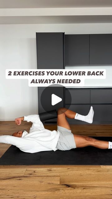 Anthony Green | Mobility on Instagram: "LOW BACK PAIN

Experiencing lower back pain? These two exercises can help you rebuild strength and might reduce pain and stiffness in your lower back area.

Even though there will never be a one-size-fits-all solution for lower back pain, I always recommend my clients to start slowly rebuilding core and lower back strength, lumbar spine mobility, and hip mobility.

These two exercises will help improve core stability and lumbar spine mobility, which could potentially lead to less lower back pain in the long run.

Try these two exercises and let me know how it feels." Lower Back Strength, Spine Mobility, Back Strength, Anthony Green, Lumbar Spine, Core Stability, Hip Mobility, Lower Back Pain, Long Run