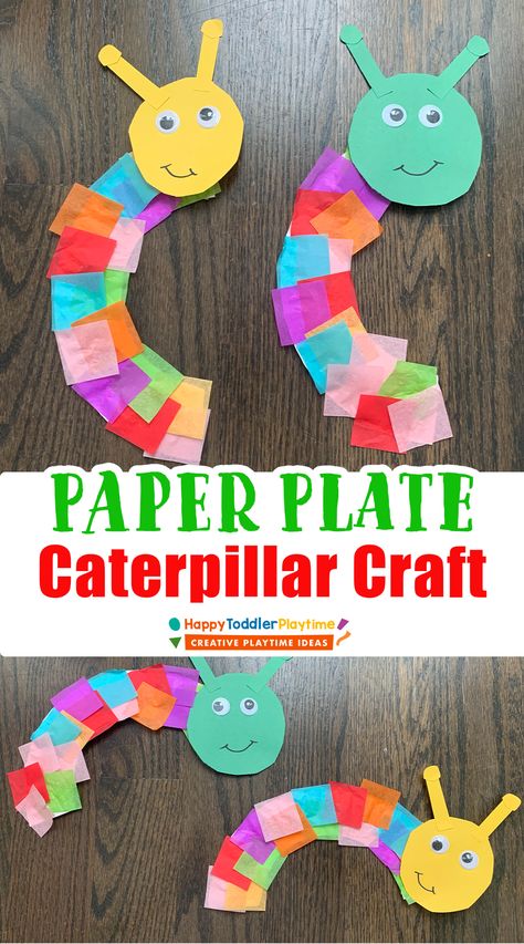 Spring Crafts Preschool, Insects Preschool, Insect Activities, Caterpillar Craft, May Crafts, Preschool Spring, April Crafts, Insect Crafts, Toddler Craft