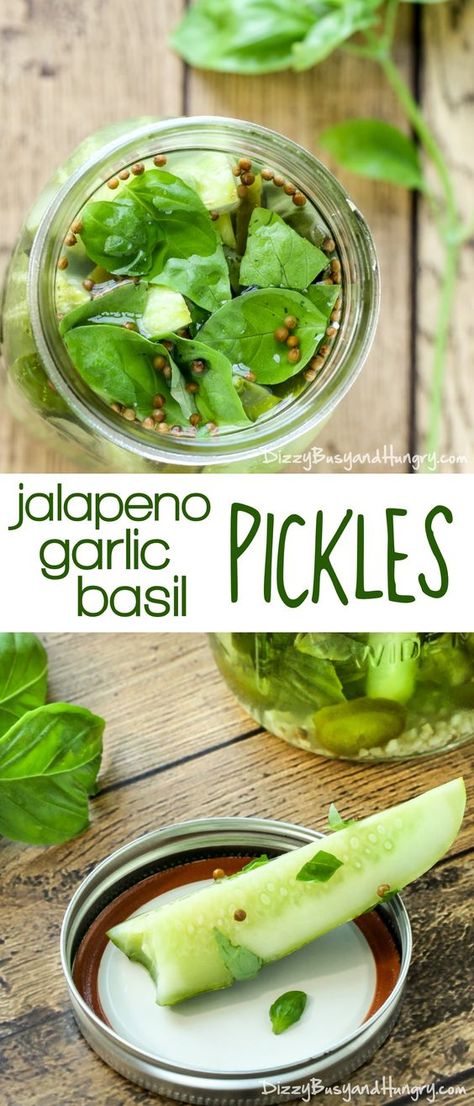 Crunchy Pickles, Canning Pickles, Pickled Garlic, Homemade Pickles, Pickled Veggies, Think Food, Garden Recipes, Pickling Recipes, Fermented Foods