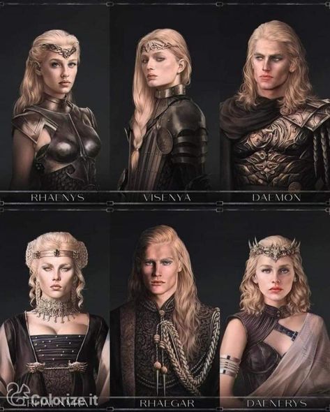 Game Of Thrones Character Design, The Song Of Ice And Fire, Game Of Thrones Characters Art, Visenya And Rhaenys Targaryen, Rhaenys Targaryen Aesthetic, Targeryan Aesthetic, Rhanerya Targeryen, World Of Ice And Fire, Got Targaryen