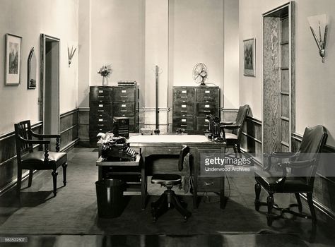 1930s Office Interior, 1920 Interior, 1930s Office, 1940s Office, 1920s Office, Detective Office, Penthouse View, Movie Site, Old Office