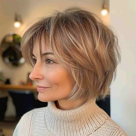 Chin-Length Haircuts in 2024 Are In! 45 Irresistible Ways to Get It Curlie Hairstyles, Haircut Glasses, Haircut Bangs, Haircut Layered, Chin Length Cuts, Hairstyles Layered, Chin Length Haircuts, Hair Layered, Best Short Hairstyles