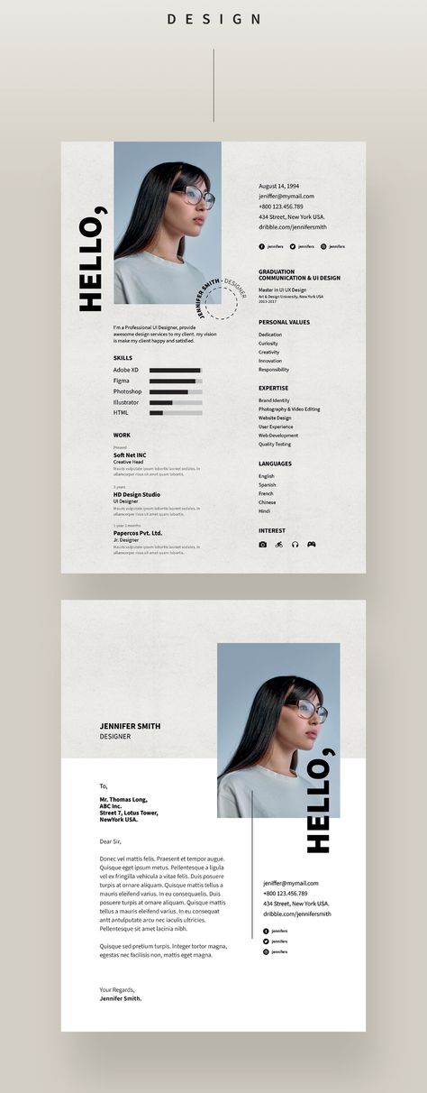 Resume on Behance Marketing Resume Design, Resume Design Creative Graphic Designers, Portfolio Graphic Designers Inspiration, Graphic Design Portfolio Ideas, Portfolio Design Ideas, Curriculum Vitae Design, Cv Website, Graphic Resume, Graphic Designer Resume