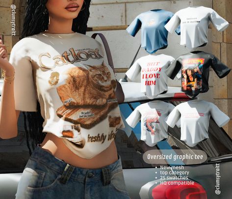 Graphic tees - Combo pack | Patreon Sims Lips, Ts4 Skin, Sims 4 Free Mods, Sims 4 Tsr, Sims 4 Cas Mods, Mesh Clothing, Cc Sims4, Cc Folder, Sims 4 Cc Kids Clothing