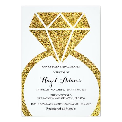 Engagement Ring Bridal Shower Invitation Best Ring, Engagement Party Invitations, Rings Cool, Bridal Shower Invitation, Ring Engagement, Bridal Shower Invitations, Engagement Party, Shower Invitation, Shower Invitations