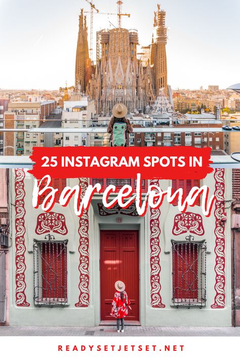 The 25 Most Instagrammable Spots in Barcelona (With Addresses!) // www.readysetjetset.net #readysetjetset #barcelona #spain // Barcelona Photo Spots - Instagram Spots - Park Guell - Casa Gilardi - Sagrada Familia El Born Barcelona, Places In Barcelona, Barcelona Instagram, Barcelona Spain Travel, Empire Ottoman, Visit Barcelona, Spain Travel Guide, Best Instagram Photos, Most Instagrammable Places