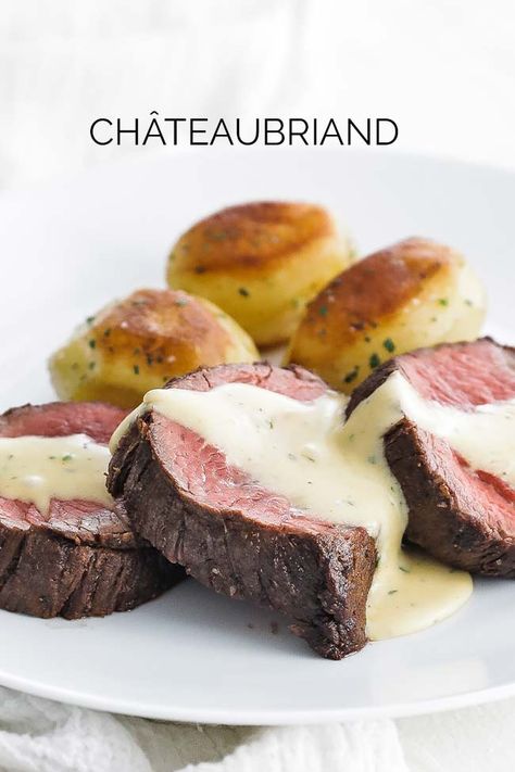 Beef Tournedos Recipes, Chateaubriand Recipe, Chicken Francese Recipe, French Stove, Béarnaise Sauce, Fancy Foods, Chef Billy Parisi, Billy Parisi, Steak Sandwiches