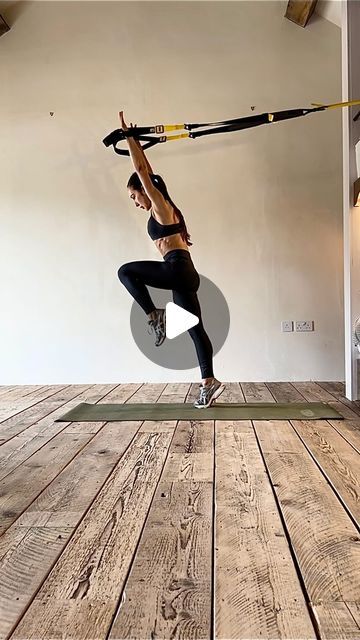 Georgia Legg on Instagram: "TRX STANDING ABS  (strength and conditioning edition)   - TRX overhead press - front squat  - TRX windscreen wipers - SA lunge  - TRX  windscreen wipers - plank  - TRX shoulder press -plank.   beginner -  4-6 reps Intermediate 8 reps  Advance 10 reps  X4 rounds   Always trying  finding new ways to inspire my TRX crew. Hope you enjoy this standing core series 🔥   Love G x" Trx Arms Workout For Women, Trx Yoga Workout, Trx Core Exercises, Trx Workouts Routine, Trx Video, Trx Workouts For Women, Trx Pilates, Trx Squat, Trx Abs