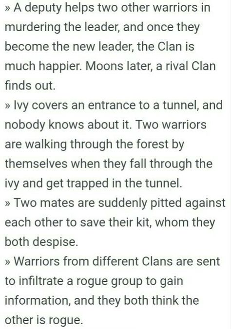 Warrior Cat Writing Prompts, Warrior Cat Story Ideas, Warriors Headcanons, Warrior Cats Clans, Warriors Erin Hunter, Warriors Oc, Warriors Memes, Warrior Cats Funny, Warrior Cat Memes