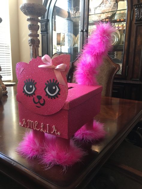 Cat Valentine’s Day Boxes For School, Cat Valentine's Box Ideas, Kittycorn Valentine Box Ideas, Kitty Valentine Box Ideas For School, Leopard Valentines Boxes, Kitten Valentine Box Ideas, Purse Valentines Boxes For Girls Diy, Valentine's Card Boxes Diy, Valentine Letter Box Ideas