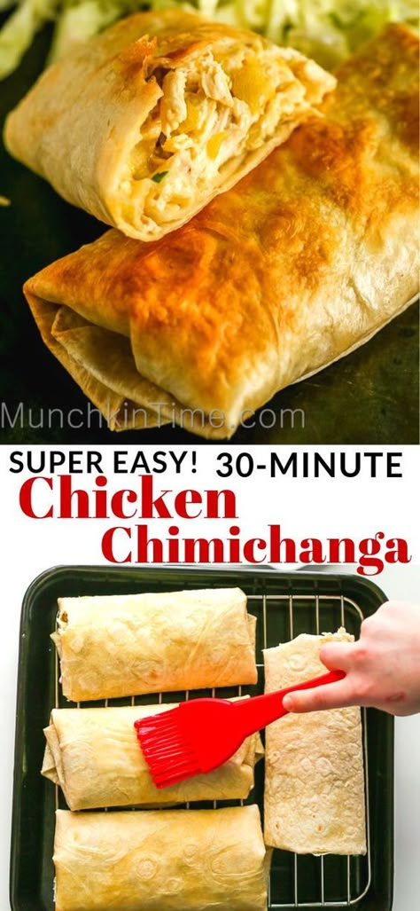 Low Carb Chicken Chimichangas, Homemade Chimichangas Chicken, What To Do With Leftover Chicken Taco Meat, Easy Chimichanga Recipe Chicken, Low Carb Chimichangas, Homemade Burritos Chicken, Chicken Chimichanga With White Sauce, Leftover Taco Chicken Meat, Leftover Mexican Chicken