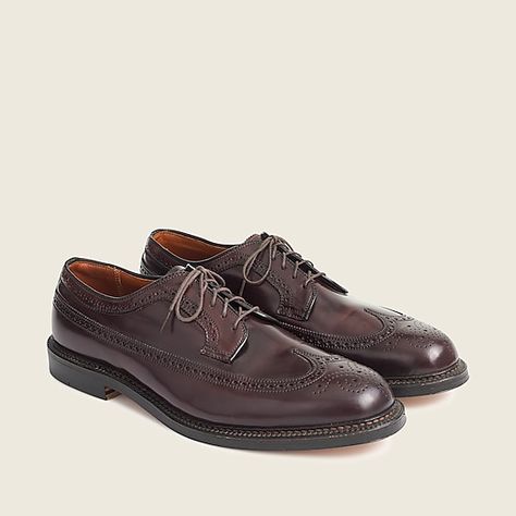 J.Crew: Alden® For J.Crew Shell Cordovan Longwing Bluchers For Men Alden Shoes, Tuxedo Shoes, Sperry Boat Shoes, Preppy Shoes, Exclusive Sneakers, Weather Boots, Exclusive Shoes, Best Shoes, Leather Dress Shoes