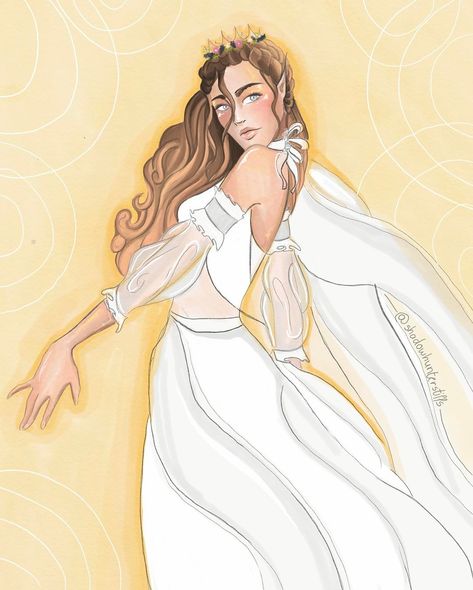 Feyre Summer Solstice, Feyre And Rhysand, A Court Of Wings And Ruin, Throne Of Glass Series, Sarah J Maas Books, A Court Of Mist And Fury, Book Dragon, Crescent City, Throne Of Glass