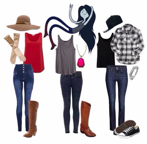 Marceliene casual cosplay Marceline Cosplay, Adventure Time Clothes, Deku Cosplay, Closet Cosplay, Everyday Cosplay, Fandom Fashion, Fandom Outfits, Geek Fashion, Anime Inspired Outfits