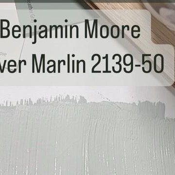 Karolina De Costa on Instagram: "One of my favorite paint colors for bedroom walls? Benjamin Moore Silver Marlin. This calming green/gray is perfect for creating cozy quiet rooms perfect for relaxing. PAIR WITH: Fabrics, blankets and rugs with tones of cream, blush and warm gray. Furniture in light woods like oak or maple. Is there a Benjamin Moore paint color you would like me to feature? Let me know in the comments. #interiordesign #diy #homedecor #designinspiration #benjaminmoore #paintcolorconsultant" Benjamin Moore Silver Marlin, Paint Colors For Bedroom Walls, Colors For Bedroom Walls, Paint Colors For Bedroom, Colors For Bedroom, Beautiful Room Designs, Gray Furniture, Quiet Room, Colour Consultant